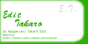 edit takaro business card